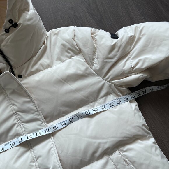 Sanctuary White "Puffer-Up" Premium Down Parka Puffer Coat - Picture 12 of 15